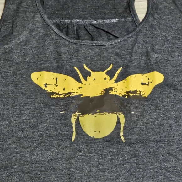 Women’s Dk. Grey Bee Tank Top - Sz XL - Picture 2 of 2